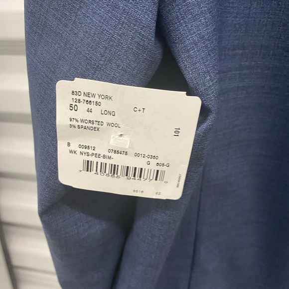 Walter Morton Suit Chicago Navy NWT Men’s - Picture 7 of 12